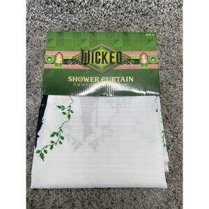 Wicked Shower Curtain 72x72 The Musical Elphaba Fabric Universal Bathroom New